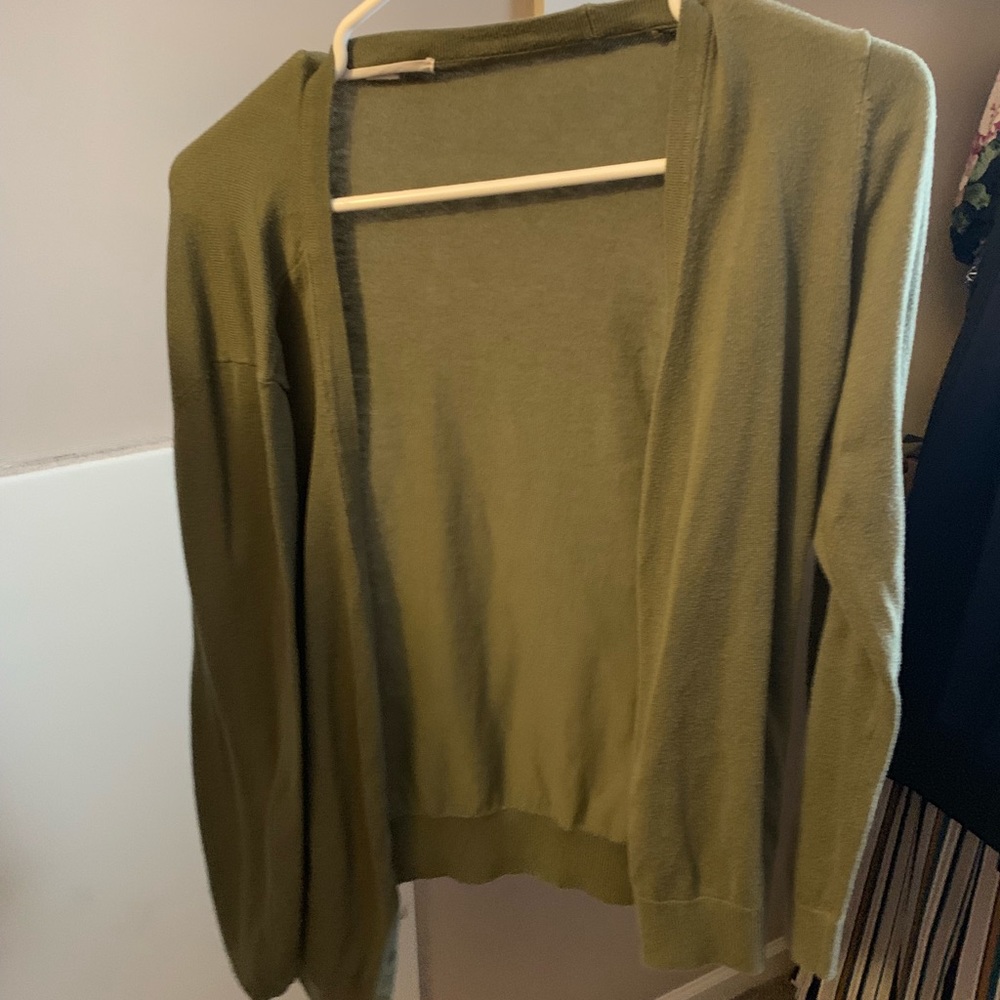 Green Cardigan